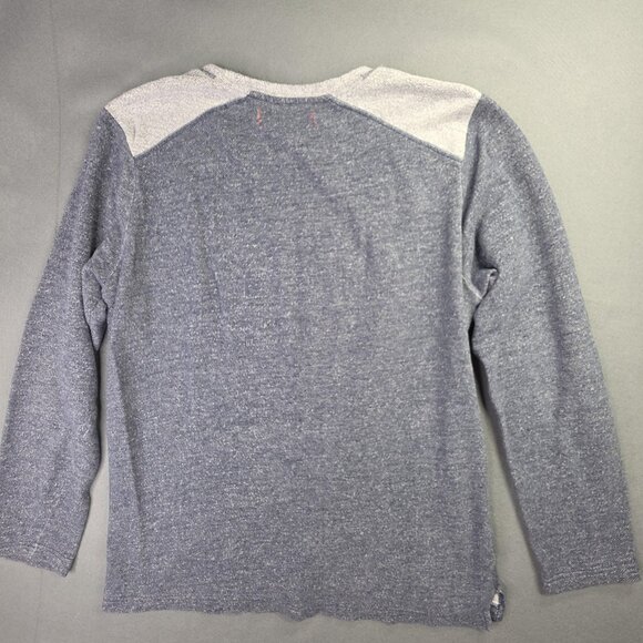 Tommy Bahama Sweater Mens Large Blue Heather Crewneck Pullover Knit Marlin Logo - Picture 5 of 11